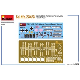 VEHICULO BLINDADO Sd.Kfz.234/3 SCHWERER PANZERSPÄHWAGEN "STUMMEL" -Escala 1/35- MiniArt 53001
