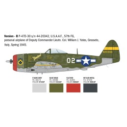 REPUBLIC P-47 D THUNDERBOLT -Escala 1/48 - ITALERI 2835