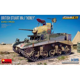 CARRO DE COMBATE STUARD Mk-I "Honey" (Early)Interior-Escla 1/35- MiniArt 35421