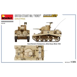 CARRO DE COMBATE STUARD Mk-I "Honey" (Early)Interior-Escla 1/35- MiniArt 35421