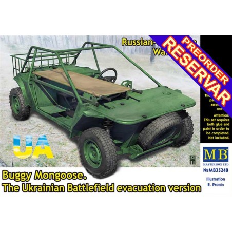 BUGGY MONGOOSE (UKRANIA) AMBULANCIA -Escala 1/35- Master Box  35240