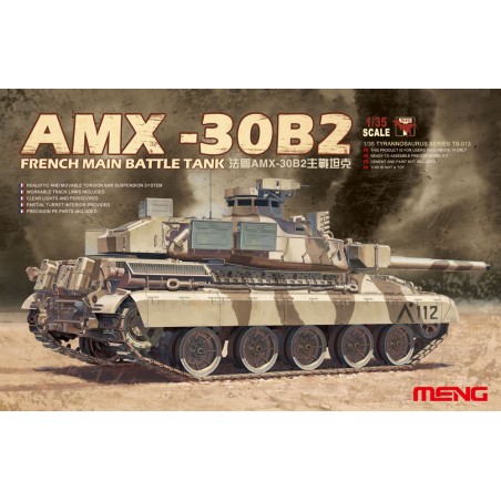 CARRO DE COMBATE AMX-30 B2 -Escala 1/35- Meng Model TS-013