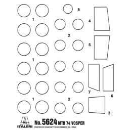 LANCHA TORPEDERA VOSPER MTB 74 & TRIPULACION -Escala 1/35- Italeri 5624