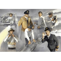 LANCHA TORPEDERA VOSPER MTB 74 & TRIPULACION -Escala 1/35- Italeri 5624