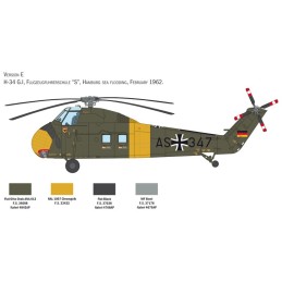 SIKORSKY H-34 A CHOCTAW - PIRATE / UH-34 D U.S. Marines -Escala 1/48- Italeri 2776