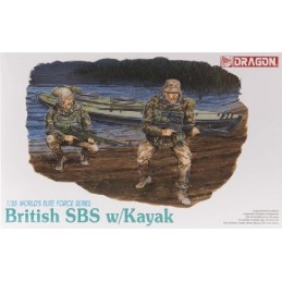 FUERZAS ESPECIALES BRITANICAS S.B.S. & KAYAK -Escala 1/35- Dragon Models 3023