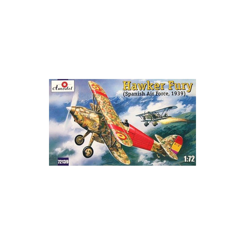 HAWKER SPANISH FURY -Escala 1/72- A model 72139