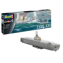 SUBMARINO TYPE XXI -Escala 1/144- Revell 05177