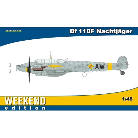 MESSERSCHMITT Bf-110 F Nachtjager -Escala 1/48- Eduard 84145