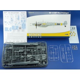 MESSERSCHMITT Bf-110 F Nachtjager -Escala 1/48- Eduard 84145