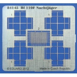 MESSERSCHMITT Bf-110 F Nachtjager -Escala 1/48- Eduard 84145