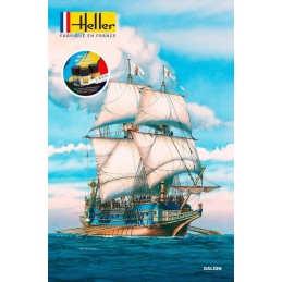 GALEON ESPAÑOL (Pegamento & pinturas) -Escala 1/200- Heller 56835