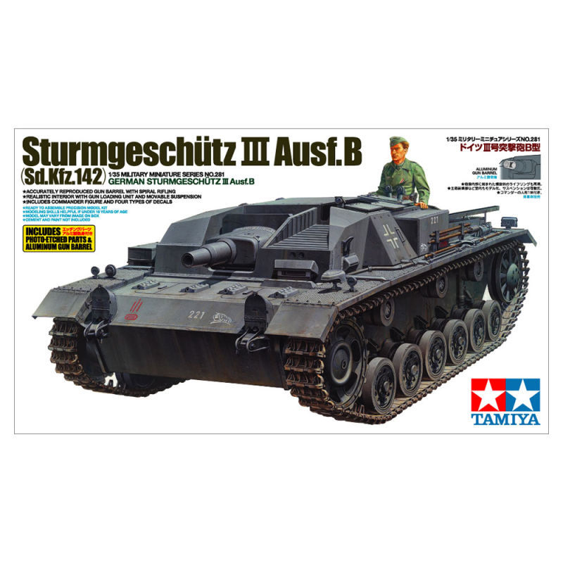 CARRO ASALTO SD.KFZ. 142 STUG III B -Escala 1/35- Tamiya 35281