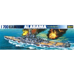 ACORAZADO U.S.S. ALABAMA BB-60 -Escala 1/700- Hasegawa 608