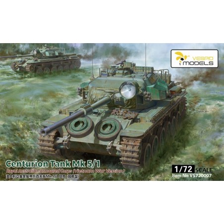 CARRO DE COMBATE CENTURION MK.5/1 AUSTRALIA -Escala 1/72- VESPID VS720007