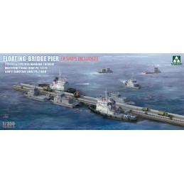 MUELLE FLOTANTE (8 Buques incluidos) -Escala 1/350- Takom 6015