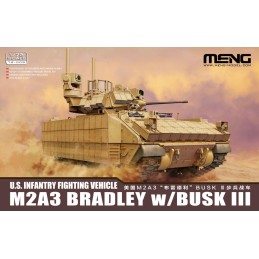 VEHICULO DE COMBATE DE INFANTERIA M-2A3 Bradley & BUSK III -Escala 1/72- Meng Model 72-005