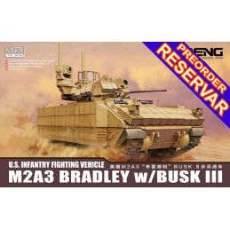 VEHICULO DE COMBATE DE INFANTERIA M-2A3 Bradley & BUSK III -Escala 1/72- Meng Model 72-005