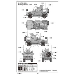 VEHICULO BLINDADO M-1240 M-ATV MRAP -Escala 1/72- Trumpeter 07413