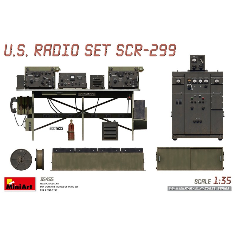 SET RADIO U.S. ARMY SCR-299 -Escala 1/35- MiniArt 35455