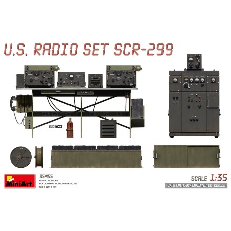 SET RADIO U.S. ARMY SCR-299 -Escala 1/35- MiniArt 35455