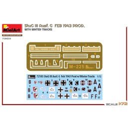 CAÑON DE ASALTO SD.KFZ. 142/1 STUG III G (Febrero 1943) & Zapatas de invierno -Escala 1/72- MiniArt 72103
