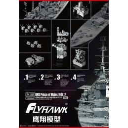 ACORAZADO H.M.S. PRINCE OF WALES -Escala 1/700- FlyHawk Model FH1117