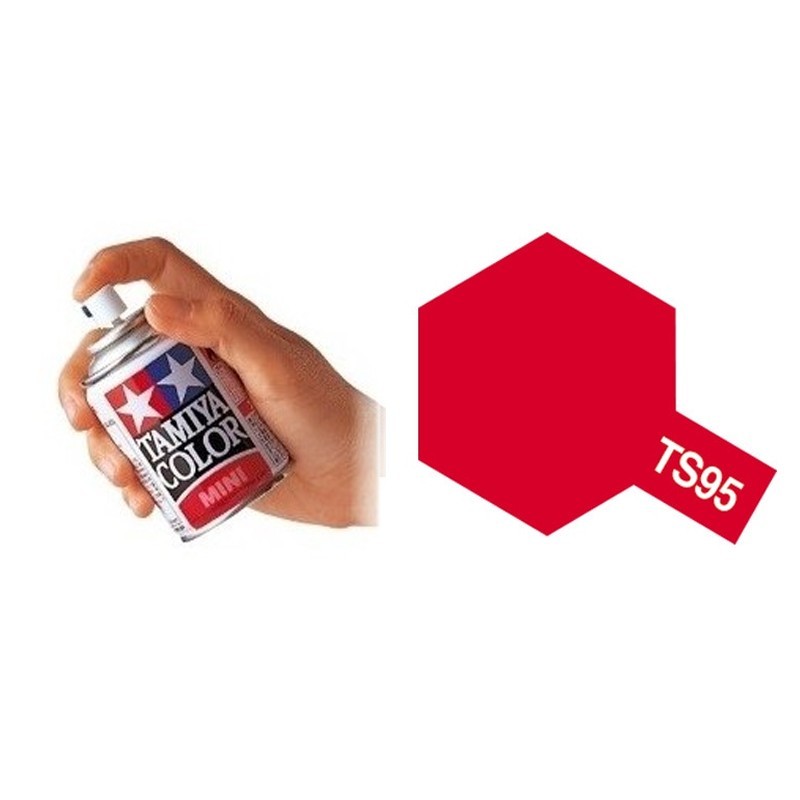 SPRAY ESMALTE TS-95 PURE METALIC RED 100 ml - Tamiya 85095