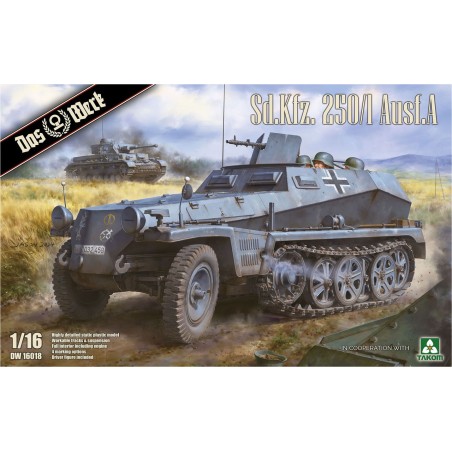 TRANSPORTE DE TROPAS Sd.Kfz. 250/1 Ausf. A -Escala 1/16- Das Werk 16018