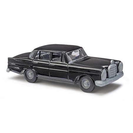 MERCEDES BENZ 220 NEGRO - ESCALA H0 - BUSCH 89100