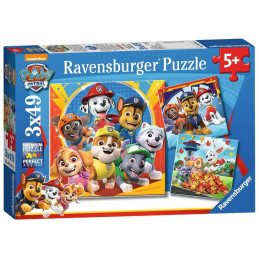 PUZZLE 3 X 49 Pzas LA PATRULLA CANINA -Ravensburger 05048