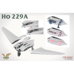 HORTEN Ho 229A + Ho 229B + Piloto Horten 1/16 (Limited Edition) -Escala 1/32 - 1/16- Takom 32001W