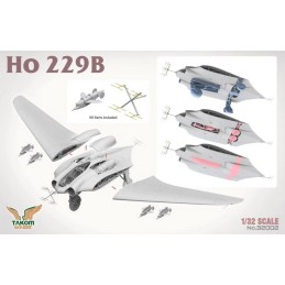 HORTEN Ho 229A + Ho 229B + Piloto Horten 1/16 (Limited Edition) -Escala 1/32 - 1/16- Takom 32001W