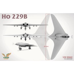 HORTEN Ho 229A + Ho 229B + Piloto Horten 1/16 (Limited Edition) -Escala 1/32 - 1/16- Takom 32001W