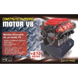 KIT MOTOR V8 CILINDROS / 4 TIEMPOS -Escala 1/6 - Master Hobby MHMOT