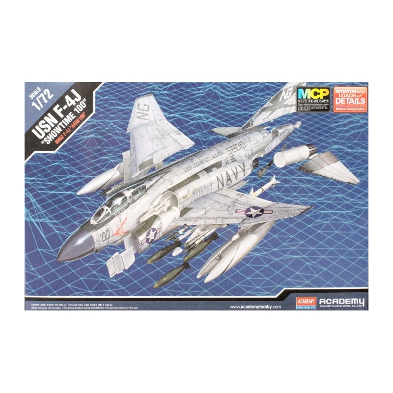 MCDONELL DOUGLAS F-4J USN SHOWTIME 100 - ESCALA 1/72 - ACADEMY 12515