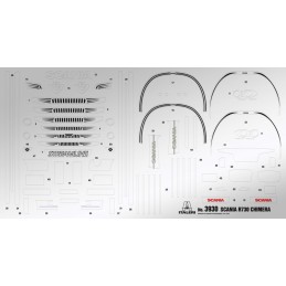 SCANIA R730 STREAMLINE CHIMERA - ESCALA 1/24 - ITALERI 3930