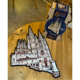 CATEDRAL DE BURGOS PUZZLE PLANO 190 PIEZAS - EWA 00400 (240X389mm)