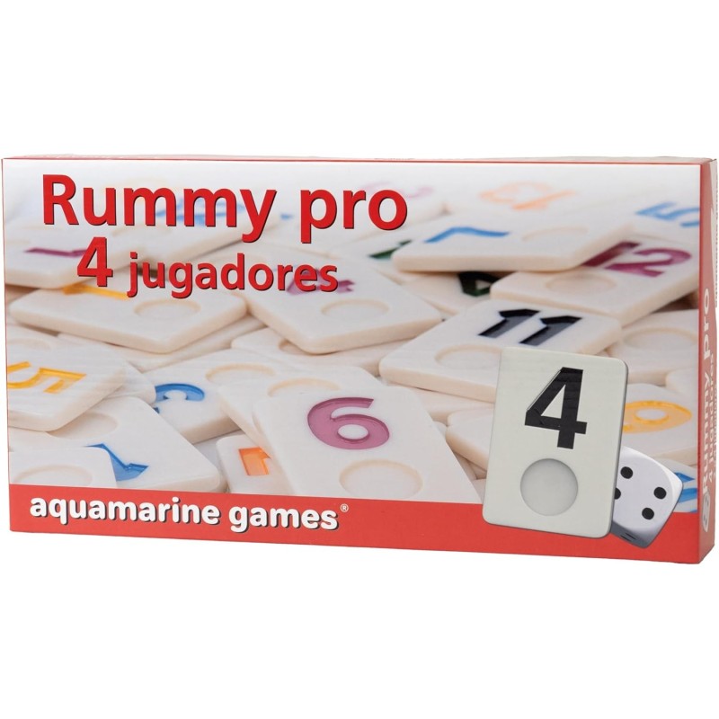 RUMMY PRO 4 JUGADORES - AQUAMARINE GAMES DO005