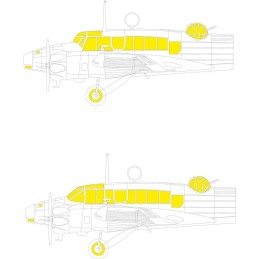 MASCARA CABINA AVRO ANSON MK-I -Escala 1/48- Eduard EX918