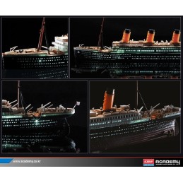 TRANSATLANTICO R.M.S. TITANIC (LEDS) -Escala 1/700- ACADEMY 14220