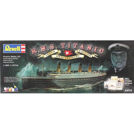 TRANSATLANTICO R.M.S. TITANIC (Pintura & pegamento) -Escala 1/400- Revell 05715