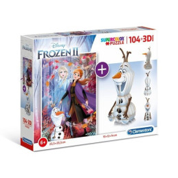 PUZZLE 104 PZAS FROZEN 2 - CLEMENTONI 20170