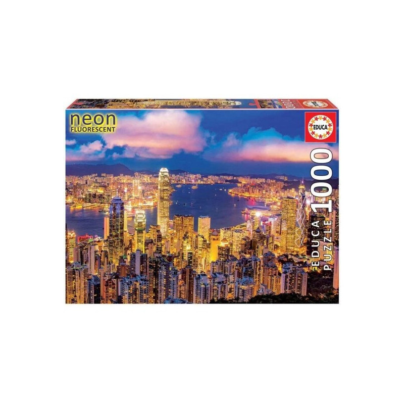 PUZZLE NEON 1000 PZAS HONG KONG - EDUCA 18462