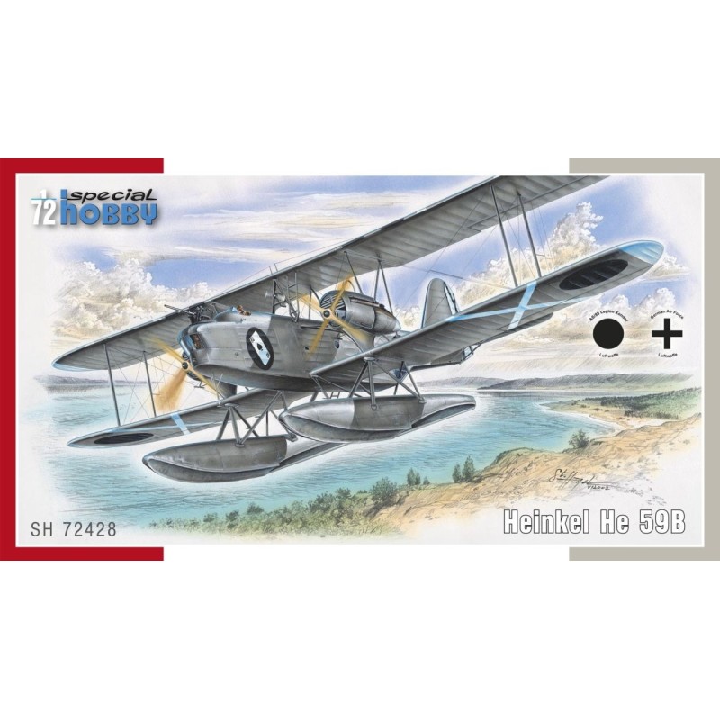 HEINKEL HE-59 B ZAPATONES España -Escala 1/72- Special Hobby SH72428