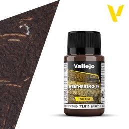 Weathering Effects: TEXTURA BARRO MARRON 40 ml - VALLEJO 73811