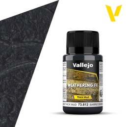 Weathering Effects: TEXTURA BARRO NEGRO 40 ml - VALLEJO 73812