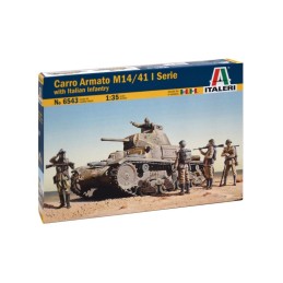 CARRO DE COMBATE M14/41 Serie I & Infanteria Italiana -Escala 1/35- Italeri 6543