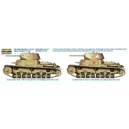 CARRO DE COMBATE M14/41 Serie I & Infanteria Italiana -Escala 1/35- Italeri 6543