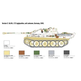 CAZACARRO SD.KFZ. 173 JAGDPANTHER & Tripulantes -Escala 1/35- Italeri 6564